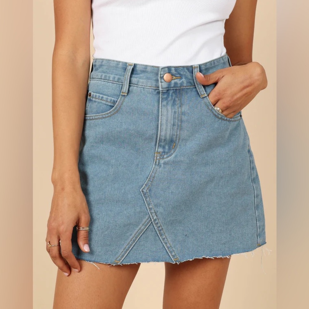 Petal & Pup - Denim Mini Skirt